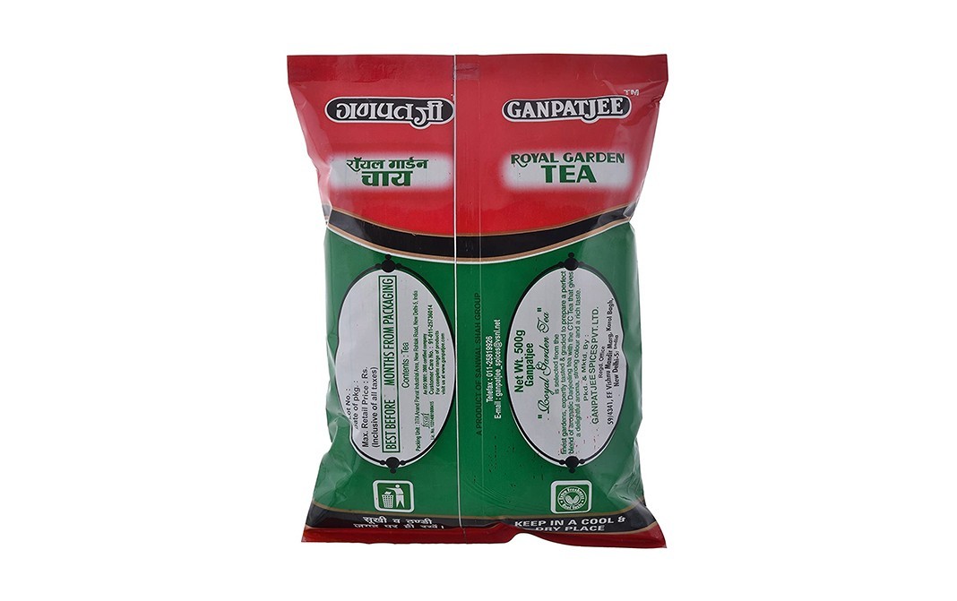 Ganpatjee Royal Garden Tea    Pack  500 grams